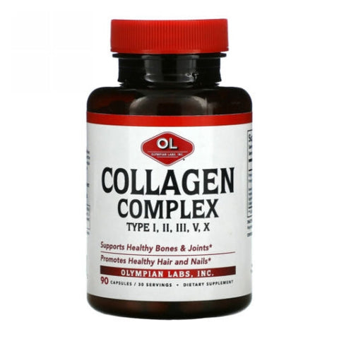 Olympian Labs, Collagen Complex Type I-II-III-V-X, 90 Count Olympian Labs