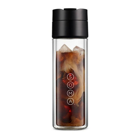 Soma, Brew Bottle Black, 12 Oz Soma