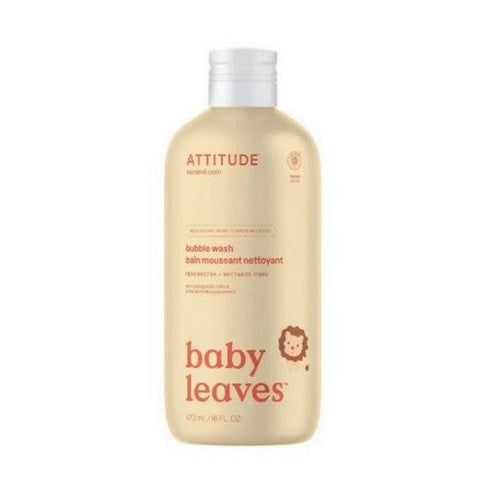 Attitude, Baby Leaves Bubble Wash Pear Nectar, 16 Oz Attitude