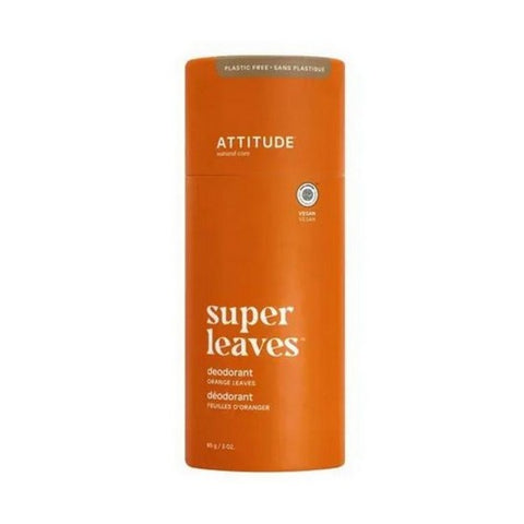 Attitude, Super Leaves Deodorant Orange Leaves, 3 Oz Attitude