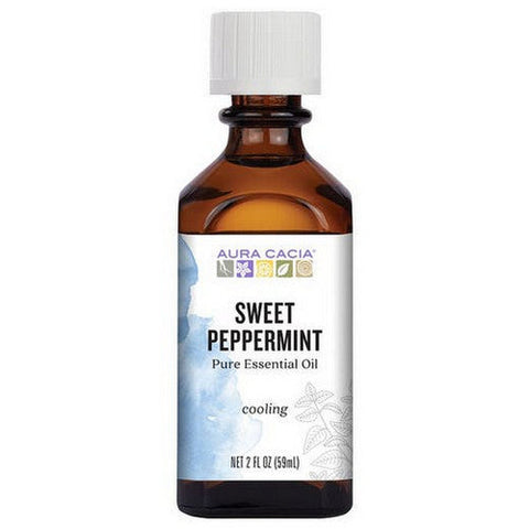 Aura Cacia, Pure Essential Oil Sweet Peppermint, 2 Oz Aura Cacia