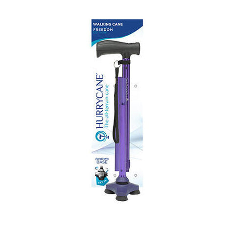 Drive Medical, HurryCane Freedom Edition Folding Cane with T Handle, 1 Count Drive Medical