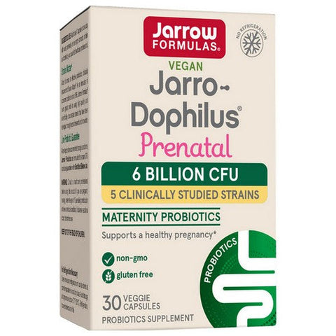Jarrow Formulas, Jarro-Dophilus Prenatal, 6 Billion CFU, 30 Veg Caps Jarrow Formulas