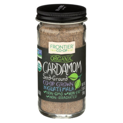 Frontier Herb, Organic Ground Cardamom, 2.08 Oz (Case of 12) Frontier Herb