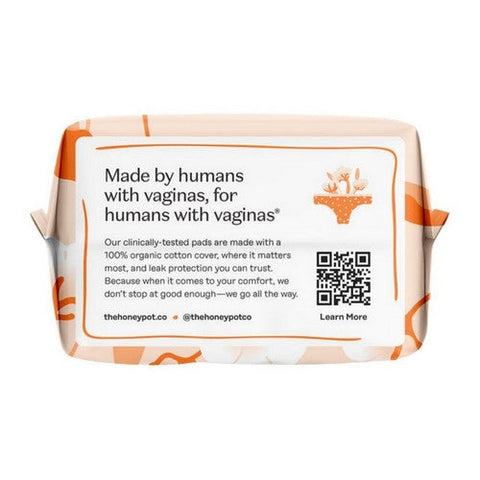 The Honey Pot, Organic Top Sheet Everyday Non Herbal Pantiliners, 30 Count The Honey Pot