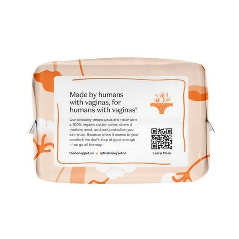 The Honey Pot, Cotton Comfort Pads Super, 16 Count The Honey Pot