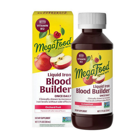 MegaFood, Blood Builder Liquid Iron Once Daily, 7.7 Oz MegaFood