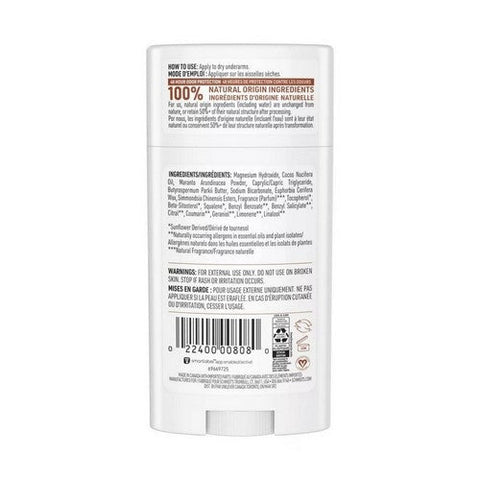 Schmidt's Deodorant, Natural Deodorant Stick Sandalwood & Citrus Aluminum-Free, 2.65 Oz Schmidt's Deodorant