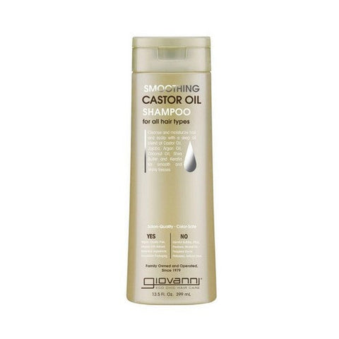 Giovanni Cosmetics, Smoothing Castor Oil Shampoo, 13.5 Oz Giovanni Cosmetics