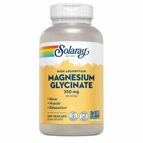 Solaray, Magnesium Glycinate, 350 mg, 240 Count Solaray