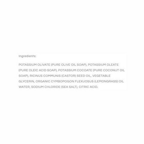 Brittaine's Thyme, Olive Oil Hand Soap Lemongrass, 12 Oz