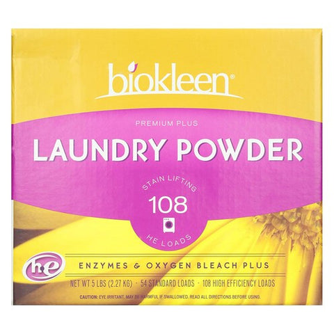 Bio Kleen, Premium Laundry Powder, 5 Lbs Bio Kleen