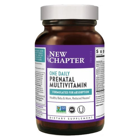 New Chapter, One Daily Prenatal Multivitamin, 60 Tabs New Chapter