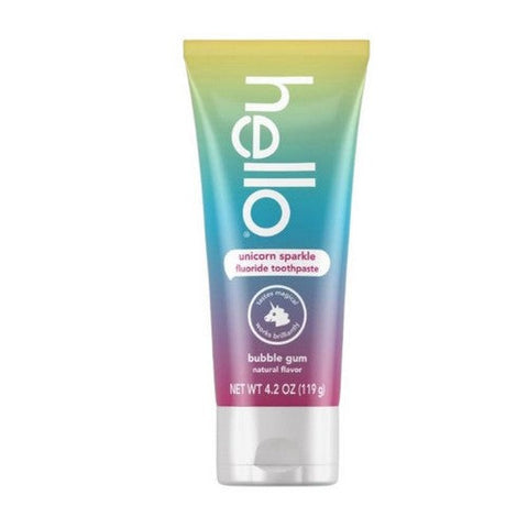 Hello Bello, Kids Fluoride Toothpaste Unicorn Sparkle Bubblegum, 4.2 Oz Hello Bello