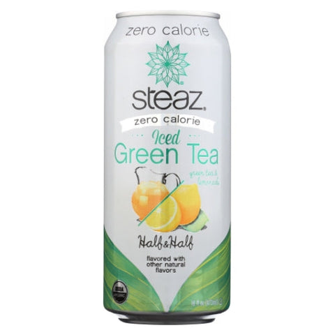 Steaz, Organic Zero Calorie Iced Green Tea, 16 Oz (Case of 12) Steaz