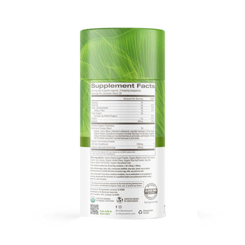Om Mushrooms, Mushroom Matcha Latte Blend, 8.47 Oz Om Mushrooms