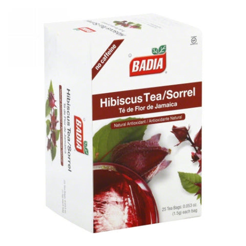 Badia, Hibiscus Tea, 25 Bags (Case of 10) Badia
