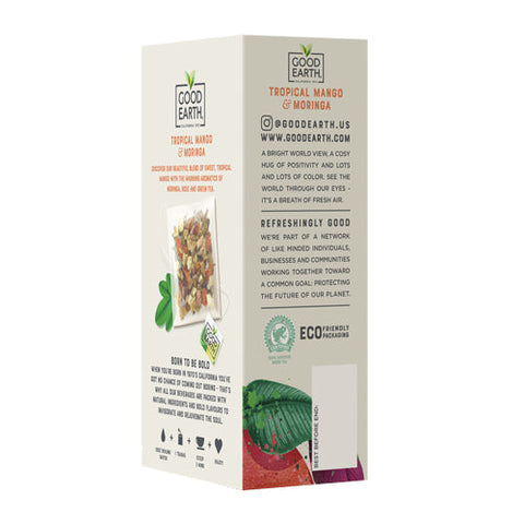 Good Earth Teas, Sensorials Moringa Mango, 15 Bags Good Earth Teas