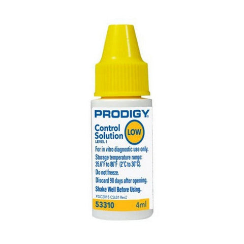 Prodigy, Glucose Control Solution Low, 4 ml Prodigy