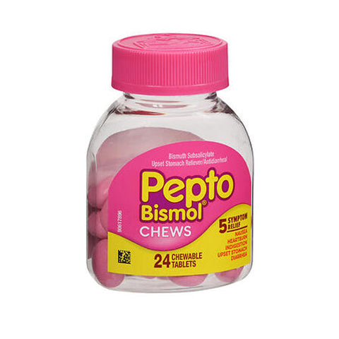 Crest, Pepto-Bismol Chews Chewable, 24 Tabs Pepto-Bismol