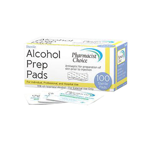 Simple Diagnostics, Alcohol Prep Pads, 100 Count Simple Diagnostics