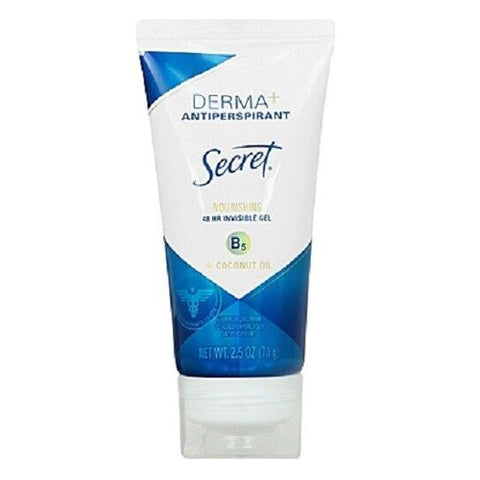 Secret, Derma+ Invisible Gel Antiperspirant And Deodorant, 2.5 Oz Secret