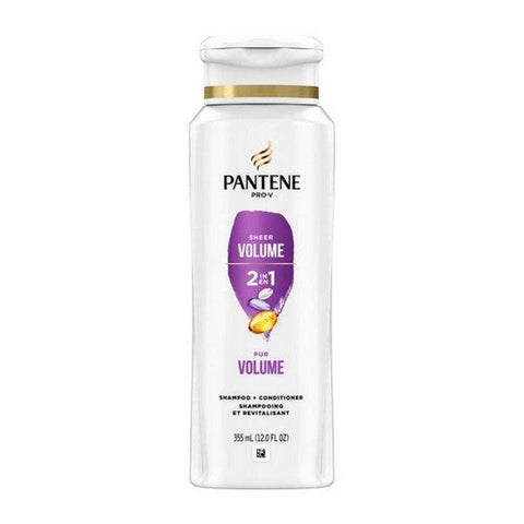 Pantene, Pro-V 2 In 1 Shampoo & Conditioner Sheer Volume, 12 Oz Pantene