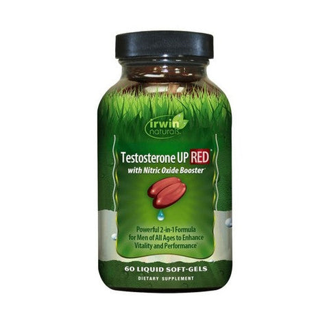Irwin Naturals, Testosterone Up Red With Nitric Oxide Booster, 60 Softgels Irwin Naturals