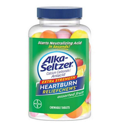 Alka-Seltzer, Heartburn ReliefChews Tablets Assorted Fruit, 32 Chews Alka-Seltzer