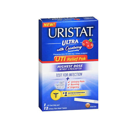 Phazyme, Ultra UTI Relief Pack with Cranberry, 1 Count Uristat