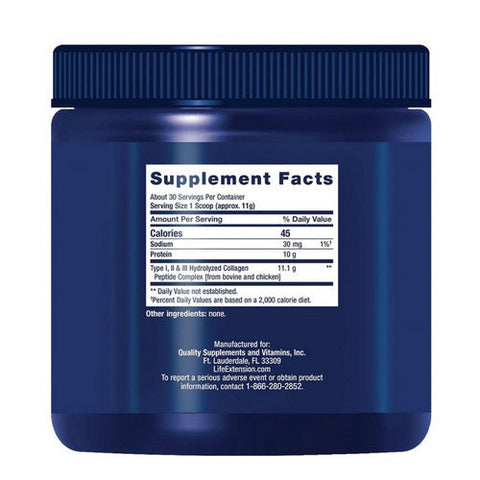 Life Extension, Collagen Peptides For Skin & Joints, 12 Oz Life Extension