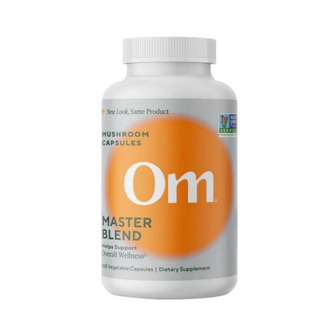 Om Mushrooms, Superfood Master Blend Mushroom Capsules, 160 Count