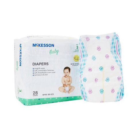 McKesson, Baby Diapers Size 3, Count of 1 McKesson