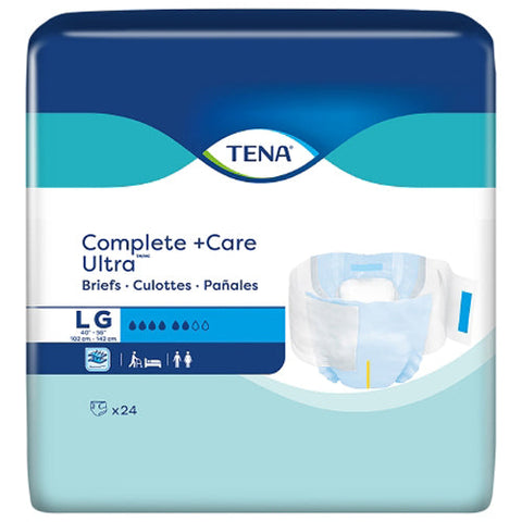 Tena, Complete Ultra Incontinence Brief Large, Count of 24 Tena