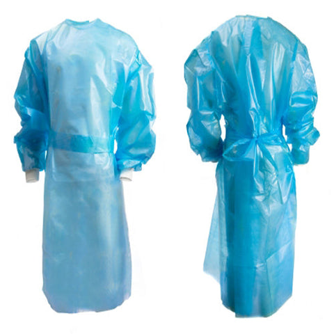 McKesson, Chemotherapy Procedure Gown McKesson 2X-Large Blue NonSterile AAMI Level 2 / ASTM D6978 Disposable, Count of 10 McKesson