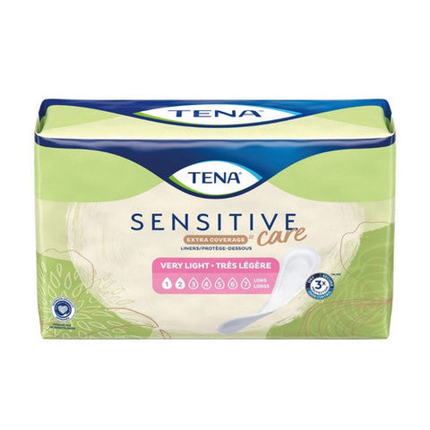 Tena, Sensitive Care Bladder Control Pad Extra Coverage 9 Inch Length Light Absorbency, Count of 50 Tena