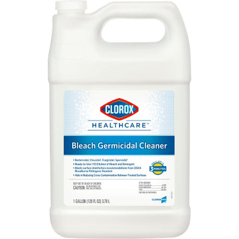 Lagasse, Clorox Healthcare Bleach Germicidal Cleaner Jug, 128 Oz Clorox Healthcare