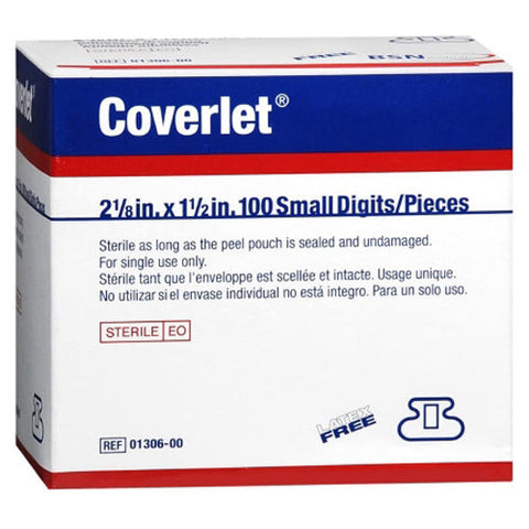 Coverlet, Fingertip Tan Adhesive Strip 1+ x 2+ Inch, Box Of 100 Coverlet
