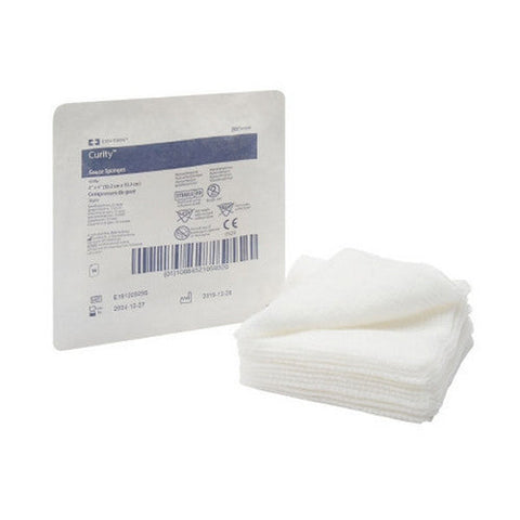 Cardinal, Curity Gauze Sponge 12-Ply 4" x 4" Square Sterile, Count of 10 Cardinal