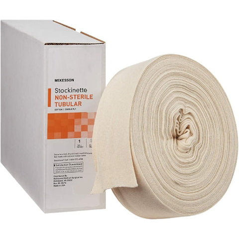McKesson, Beige Cotton Tubular Stockinette 8 Inch x 25 Yard, 1 Roll McKesson