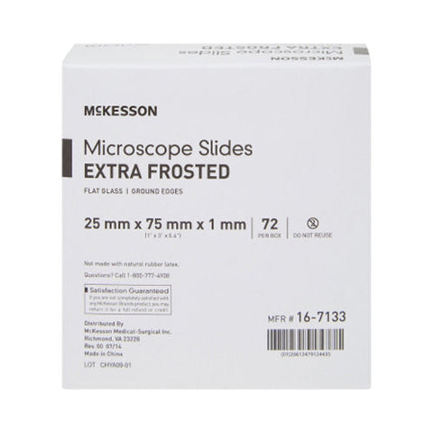 McKesson, Glass Microscope Slide 1 x 3 Inch x 1 mm, Box Of 1 McKesson