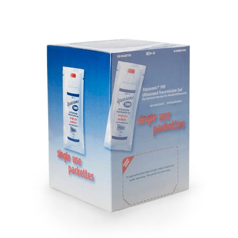 Fabrication Enterprises, Aquasonic 100 Ultrasound Transmission Gel, 20 Grams, Box Of 100 Fabrication Enterprises