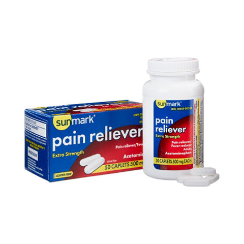 Sunmark, Acetaminophen Pain Relief, Count of 1 Sunmark