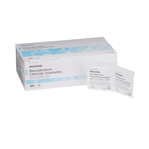 McKesson, Sanitizing Skin Wipe, Box Of 100 McKesson