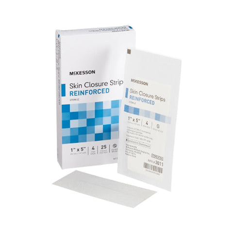 McKesson, Skin Closure Reinforced Strip 1 X 5 Inch, 1 Pack McKesson