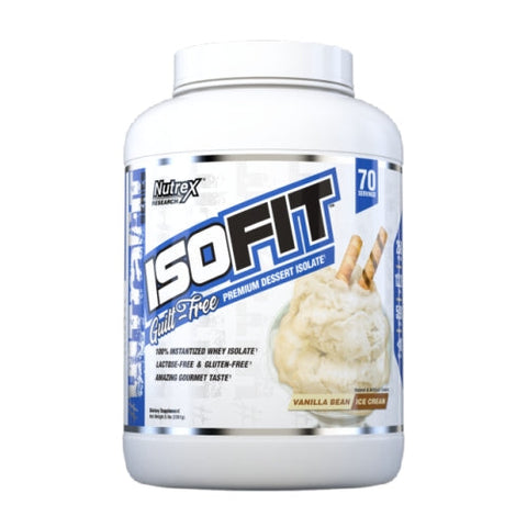 Nutrex Research, ISOFIT Vanilla Bean Ice Cream, 70 Servings Nutrex Research