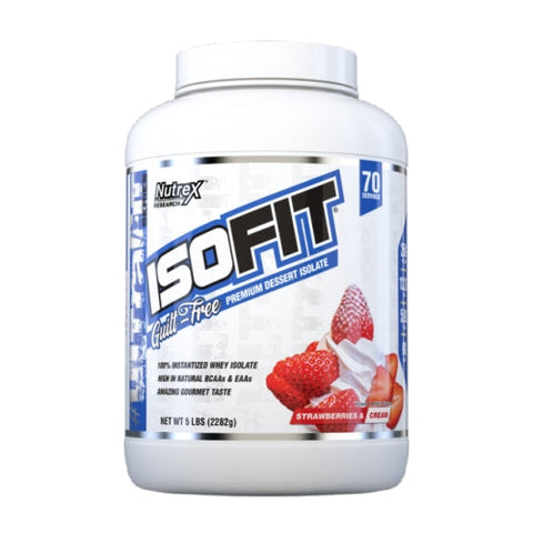 Nutrex Research, ISOFIT Strawberries & Cream, 70 Servings Nutrex Research