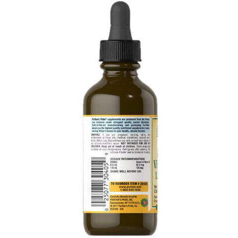 Puritan's Pride, Liquid Vitamin D3 5000 IU, 2 Oz Puritan's Pride