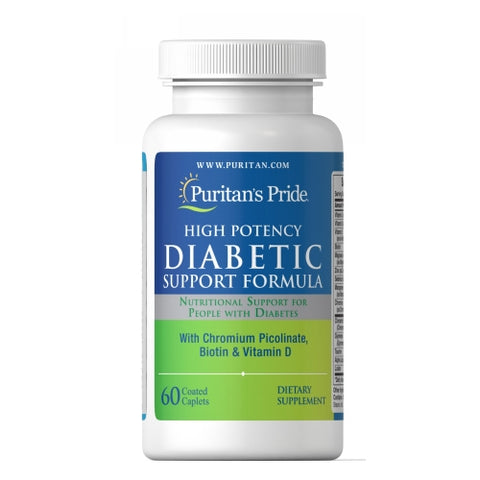 Diabetic Support Formula 60 Caplets by Puritan's Pride