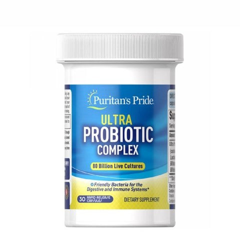 Puritan's Pride, Ultra Probiotic Complex 80 Billion, 30 Capsules Puritan's Pride